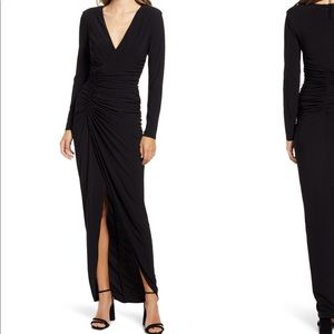 Vince Camuto Long Sleeved Ruched Dress